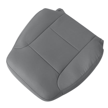 For 2014-2019 Chevy Silverado 1500 2500HD Driver Top Leather Seat Cover Gray US