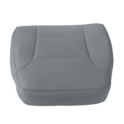For 2014-2019 Chevy Silverado 1500 2500HD Driver Top Leather Seat Cover Gray US