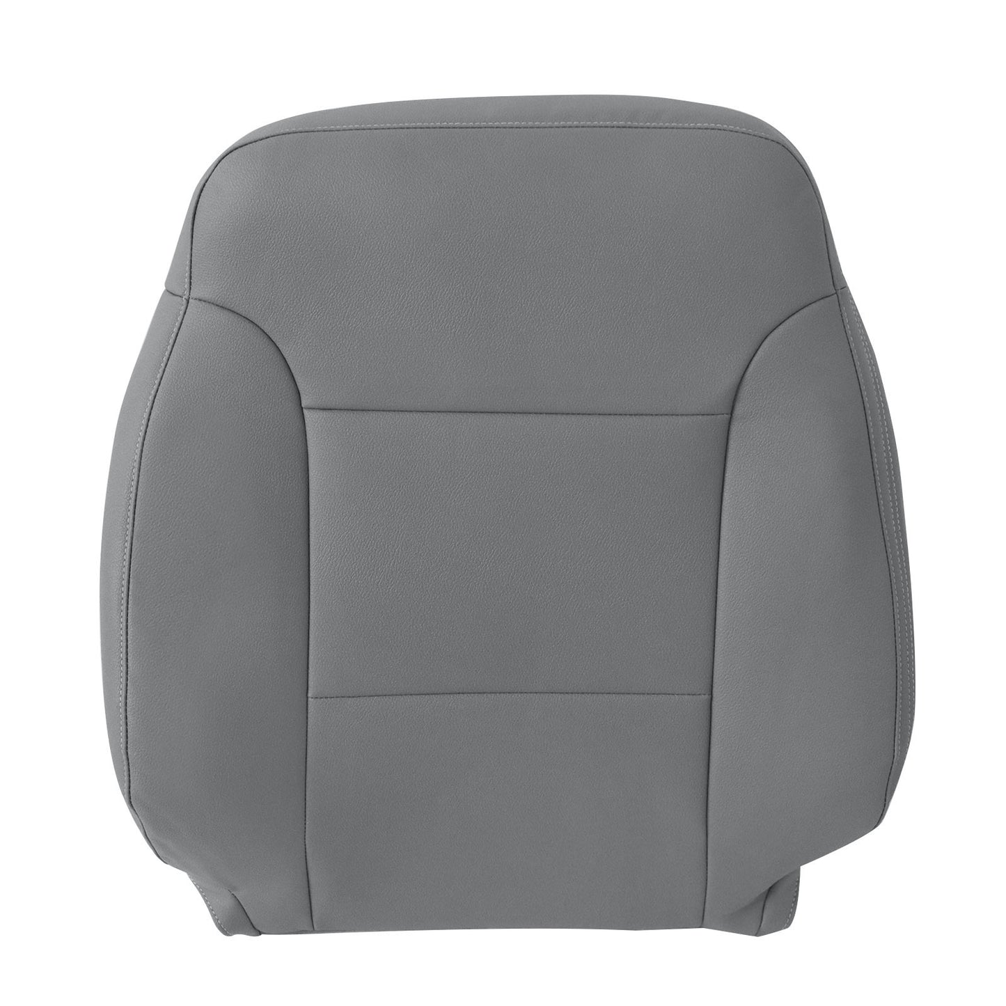 For 2014-2019 Chevy Silverado 1500 2500HD Driver Top Leather Seat Cover Gray US