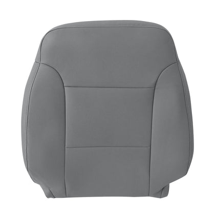 For 2014-2019 Chevy Silverado 1500 2500HD Driver Top Leather Seat Cover Gray US