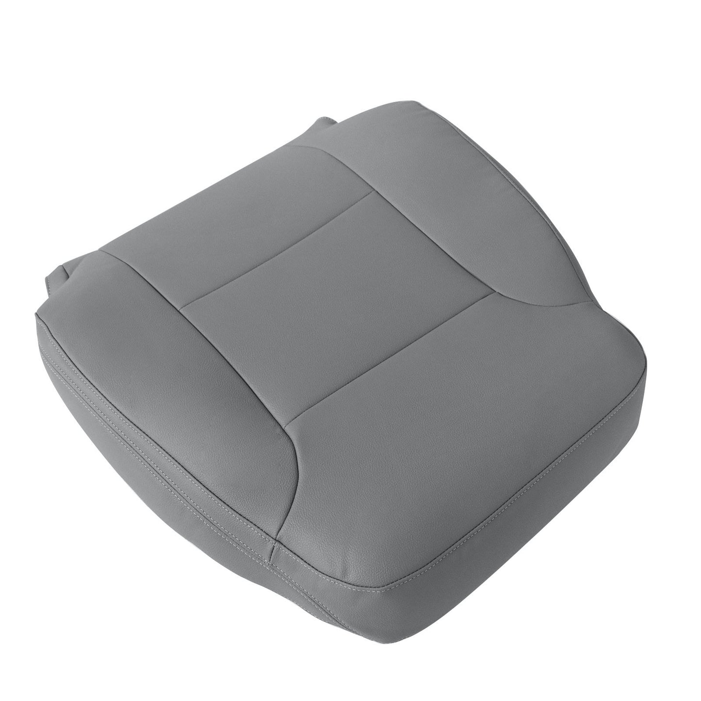 For 2014-2019 Chevy Silverado 1500 2500HD Driver Top Leather Seat Cover Gray US