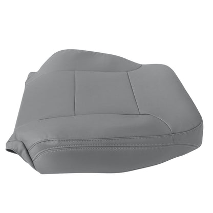 For 2014-2019 Chevy Silverado 1500 2500HD Driver Top Leather Seat Cover Gray US