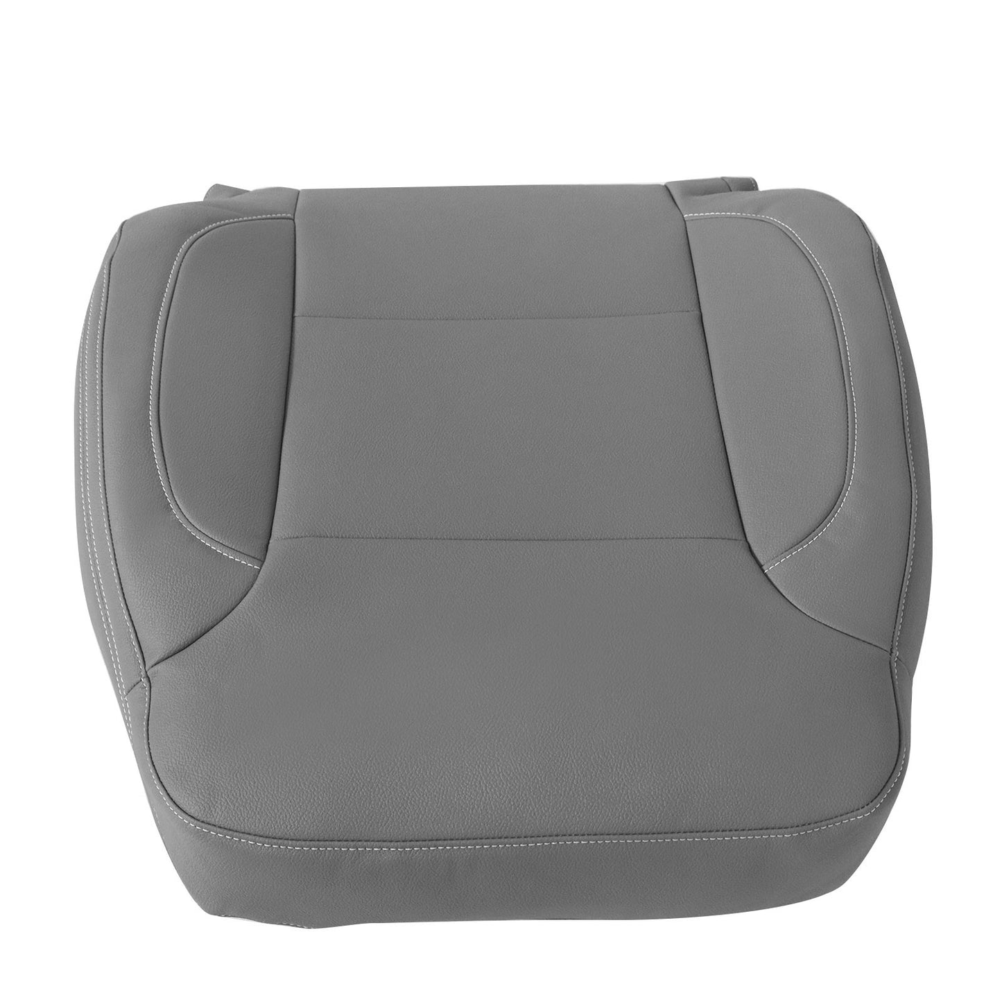 For 2014-2019 Chevy Silverado Suburban Tahoe Driver Top Leather Seat Cover Gray