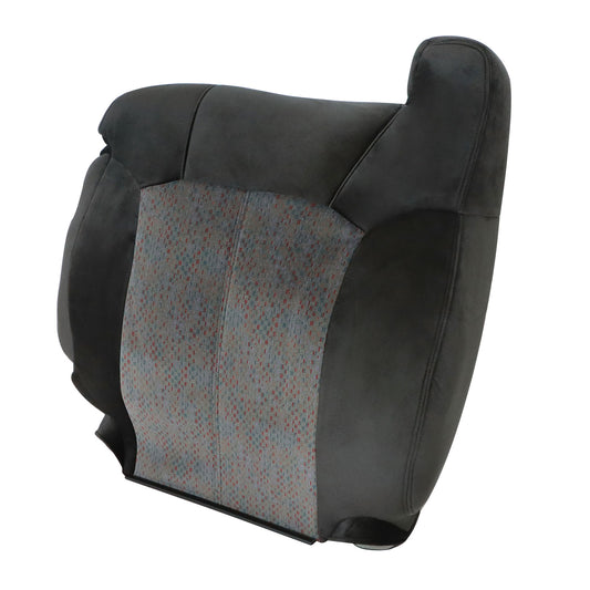 For 1999-2002 Chevy Silverado 1500 2500 HD Driver Top Cloth Seat Cover Dark Gray