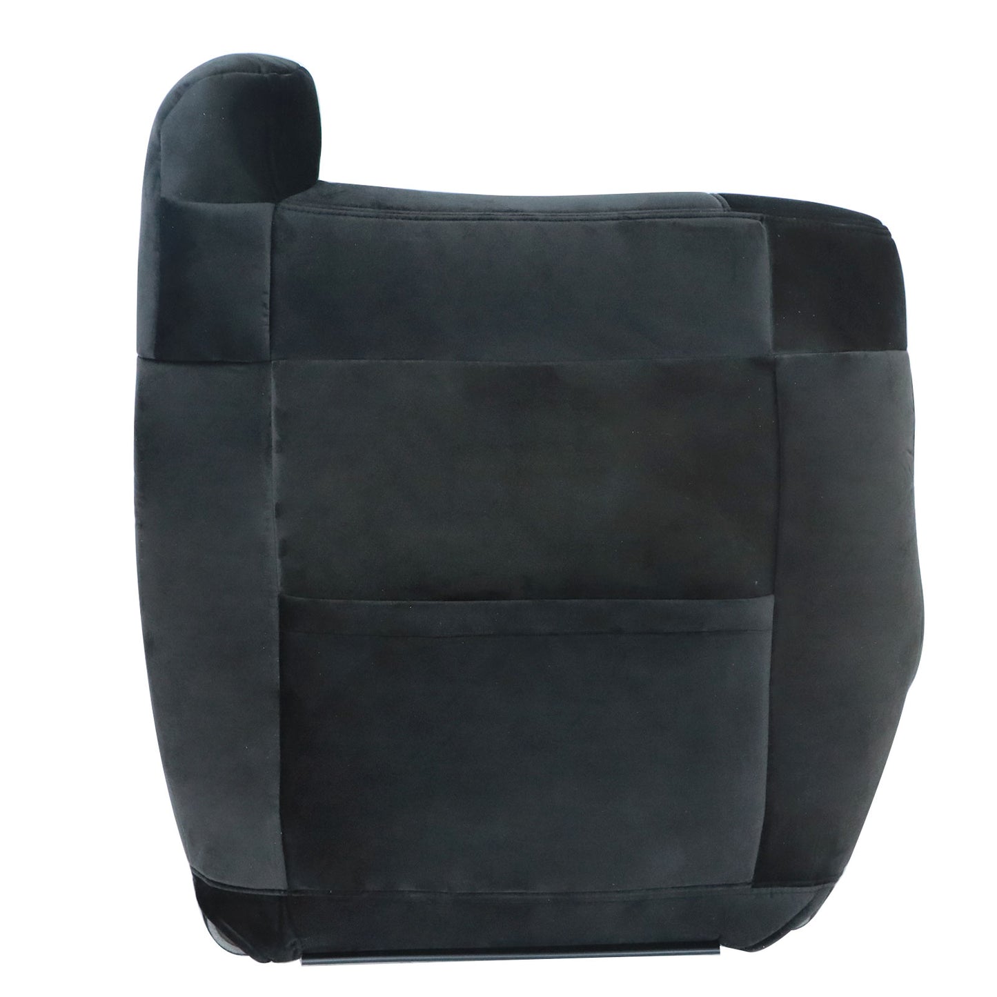 For 1999-2002 Chevy Silverado 1500 2500 HD Driver Top Cloth Seat Cover Dark Gray