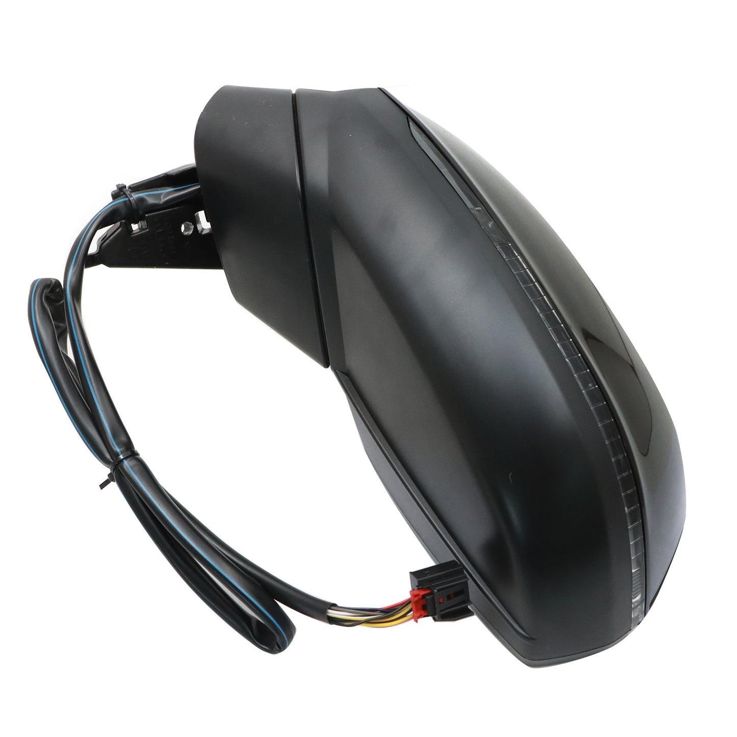 Driver Side Mirror for 2018-2024 Audi Q5 SQ5 Power Fold BSM Memory 15wires BLACK