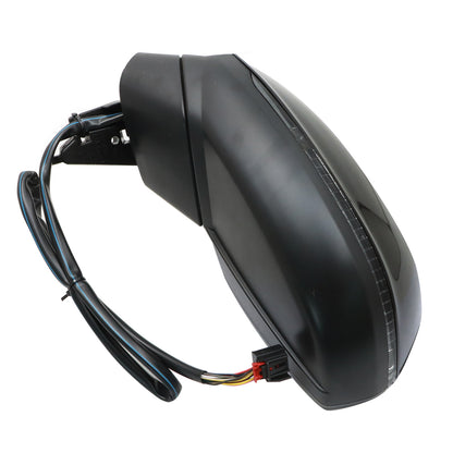 Driver Side Mirror for 2018-2024 Audi Q5 SQ5 Power Fold BSM Memory 15wires BLACK