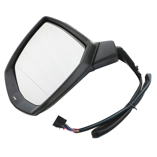 Driver Side Mirror for 2018-2024 Audi Q5 SQ5 Power Fold BSM Memory 15wires BLACK