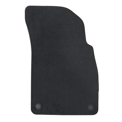 New For 2015-2025 Audi Q7 Front & Rear Velour Floor Mats Carpet Black 4PCS