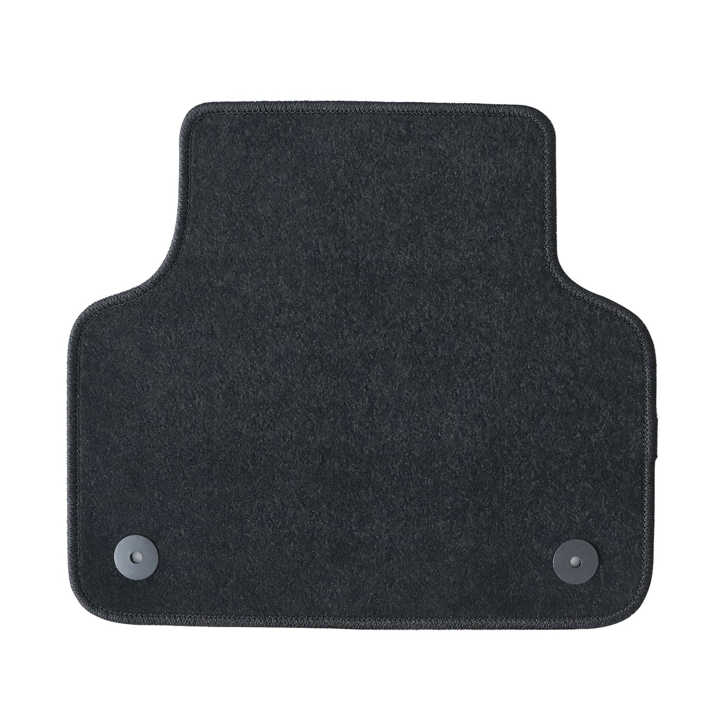 New For 2015-2025 Audi Q7 Front & Rear Velour Floor Mats Carpet Black 4PCS