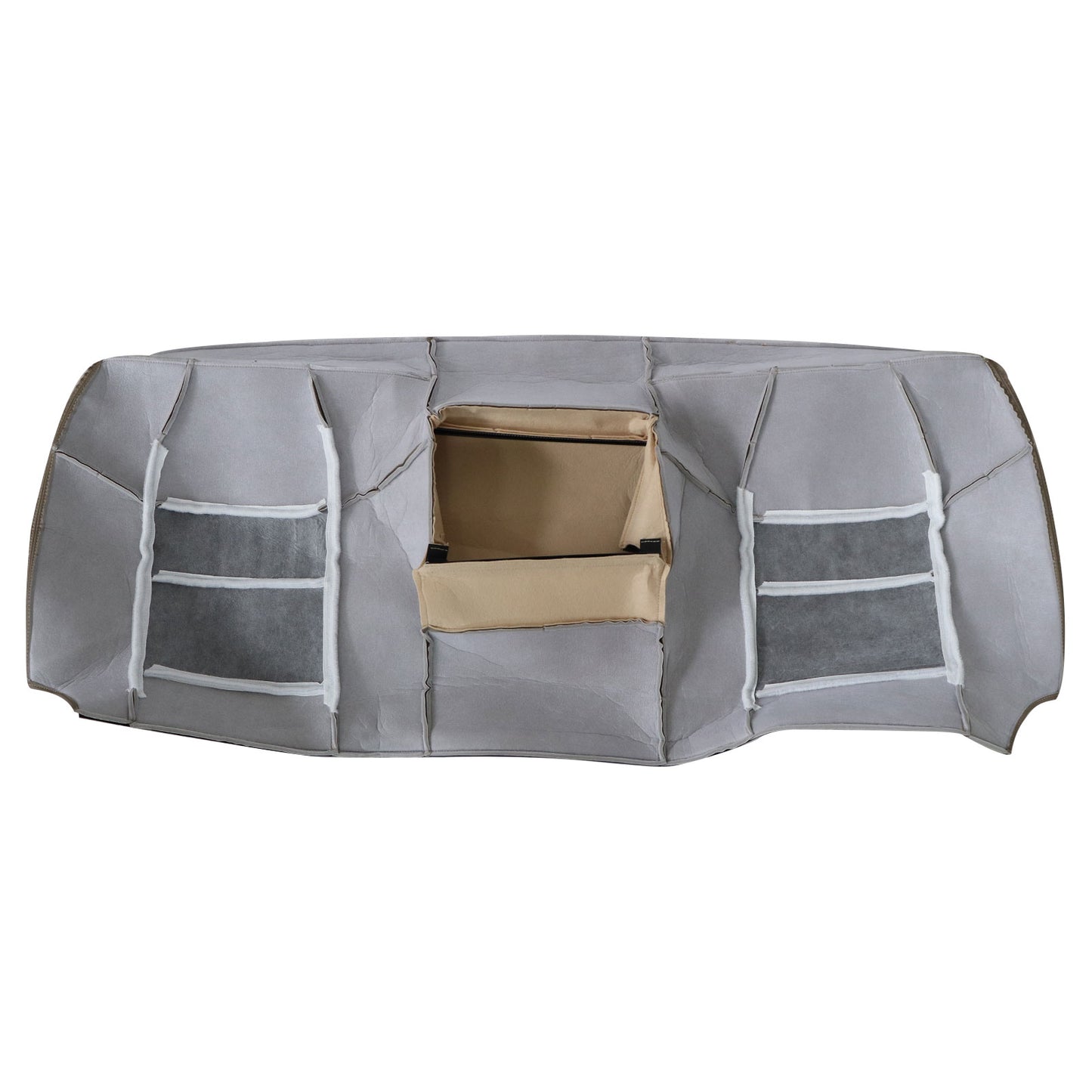 For 2002-2007 Ford F250 F350 XLT PERF Rear Bench Top Leather Seat Cover Tan US