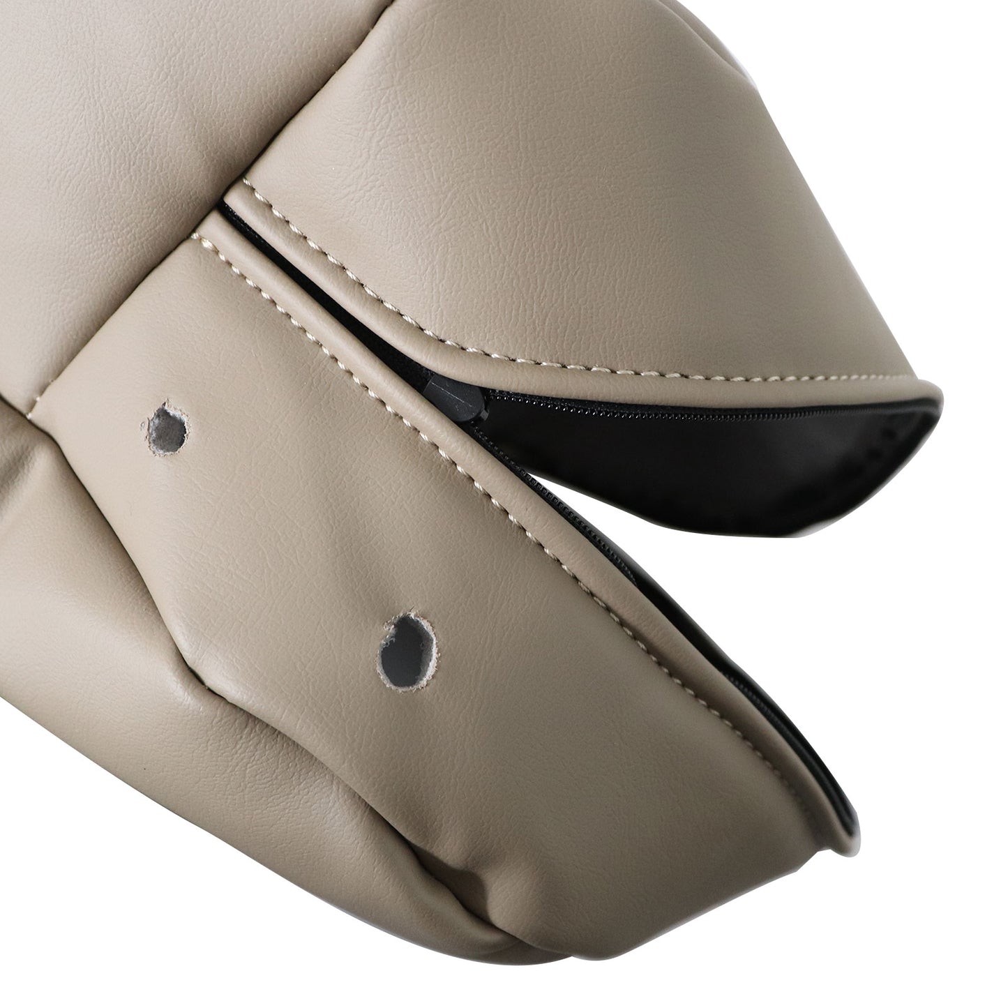 For 2002-2007 Ford F250 F350 XLT PERF Rear Bench Top Leather Seat Cover Tan US
