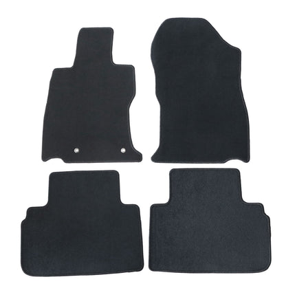 Velour 1st & 2nd Row Floor Mats Carpet Fits 2021 2022 2023 Subaru Forester 4Pcs