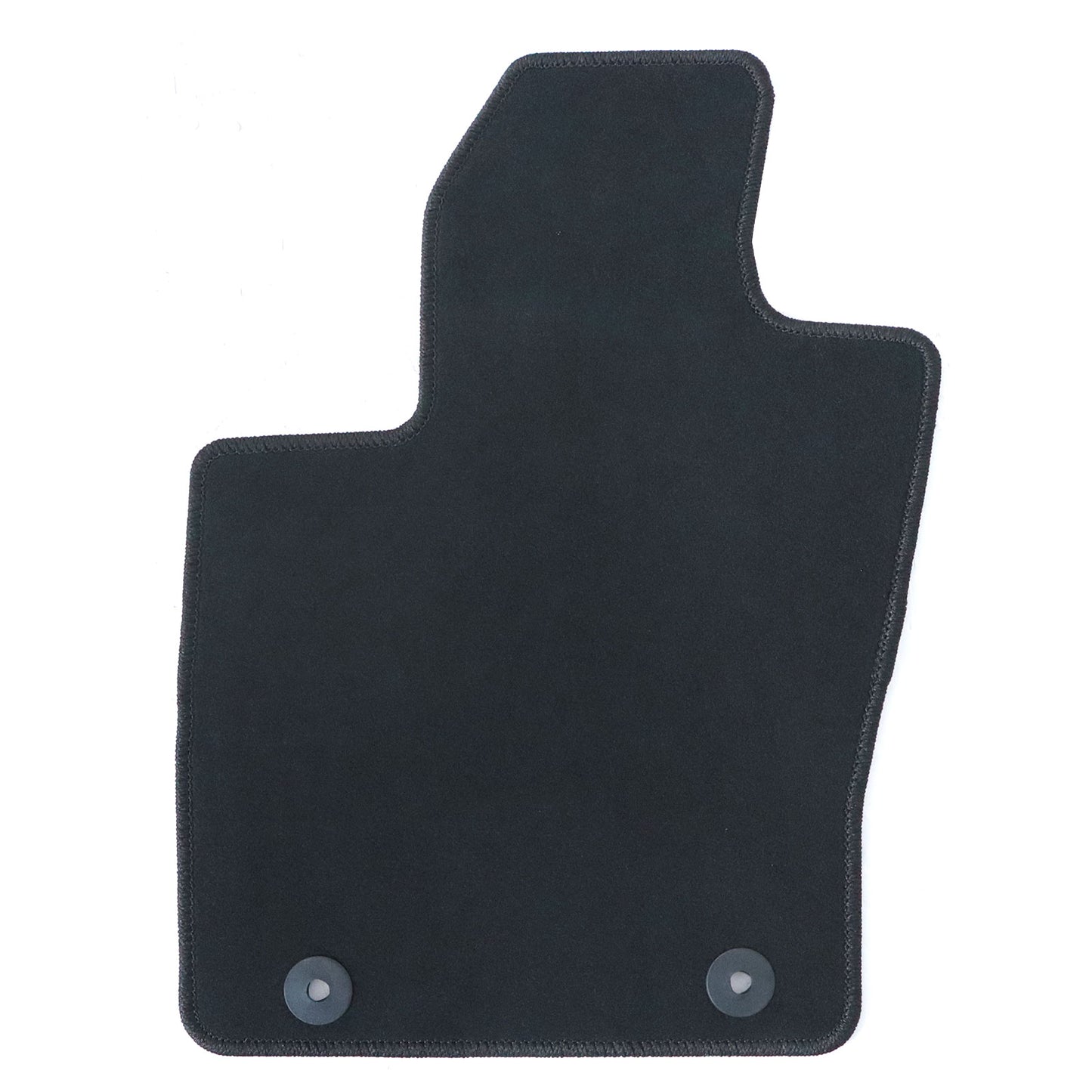 New For 2016-2024 Jeep Compass Front & Rear Velour Floor Mats Carpet Black 4PCS