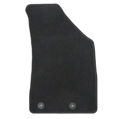 New For 2016-2024 Jeep Compass Front & Rear Velour Floor Mats Carpet Black 4PCS