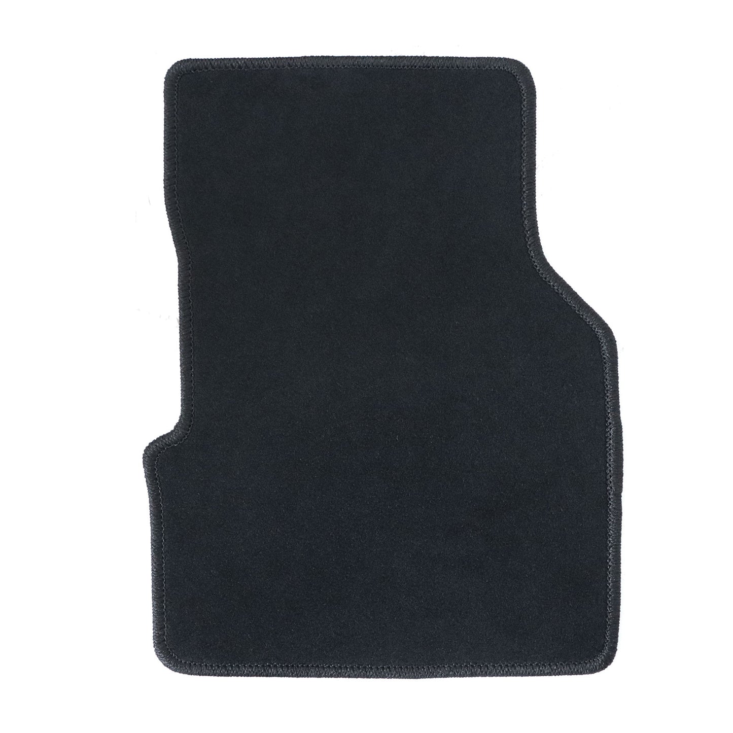 New For 2016-2024 Jeep Compass Front & Rear Velour Floor Mats Carpet Black 4PCS