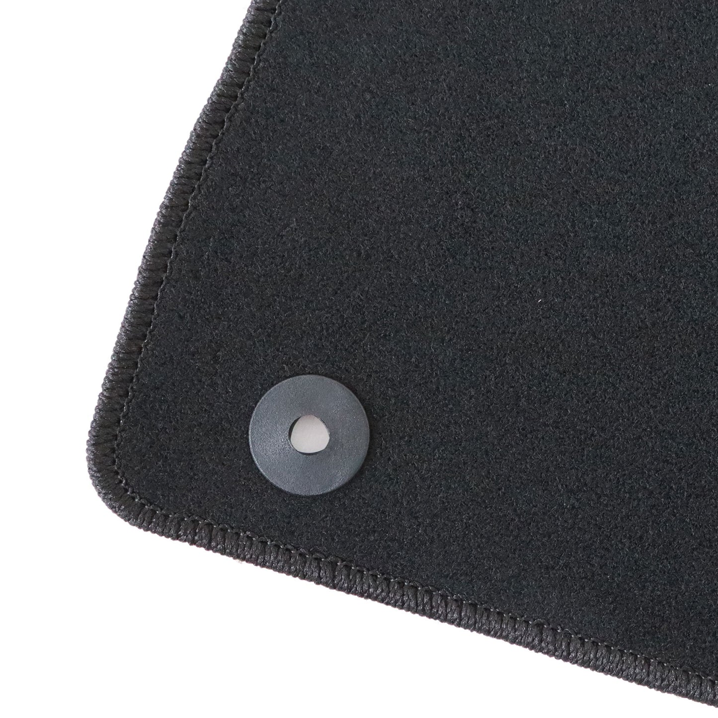 New For 2016-2024 Jeep Compass Front & Rear Velour Floor Mats Carpet Black 4PCS