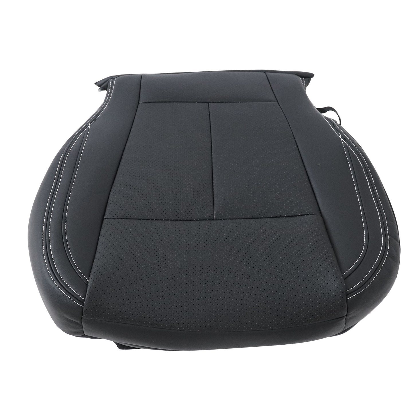 For 2015-2021 Ford F-150 Super Crew Cab Passenger Bottom Seat Cover Black New