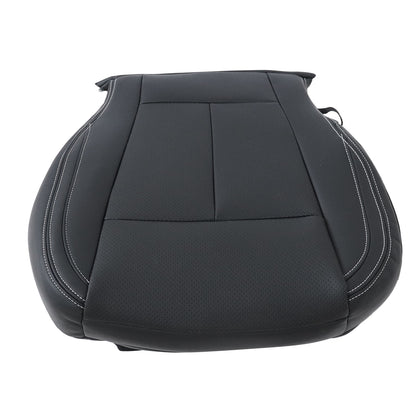 For 2015-2021 Ford F-150 Super Crew Cab Passenger Bottom Seat Cover Black New