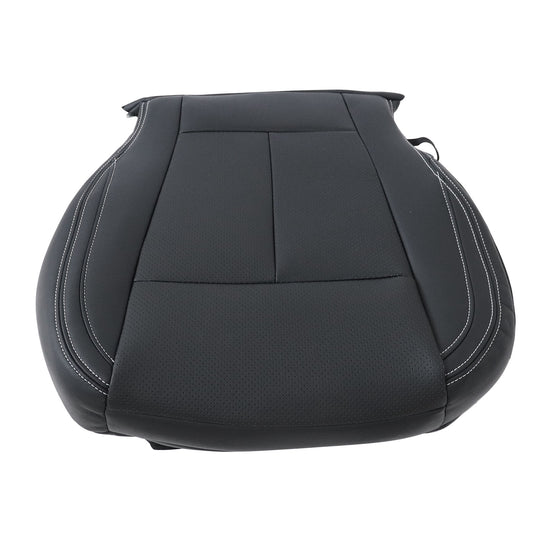 For 2015-2021 Ford F-150 Super Crew Cab Passenger Bottom Seat Cover Black New