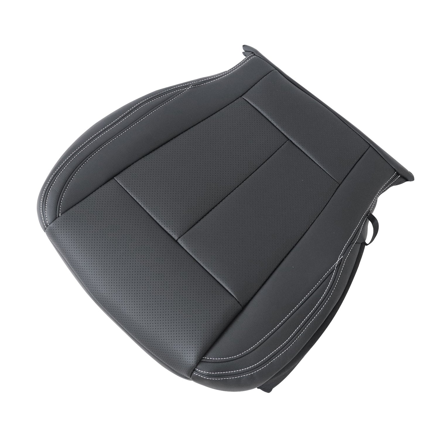For 2015-2021 Ford F-150 Super Crew Cab Passenger Bottom Seat Cover Black New