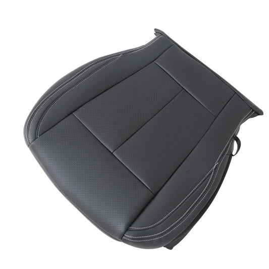 For 2015-2021 Ford F-150 Super Crew Cab Passenger Bottom Seat Cover Black New