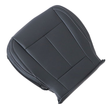 For 2015-2021 Ford F-150 Super Crew Cab Passenger Bottom Seat Cover Black New