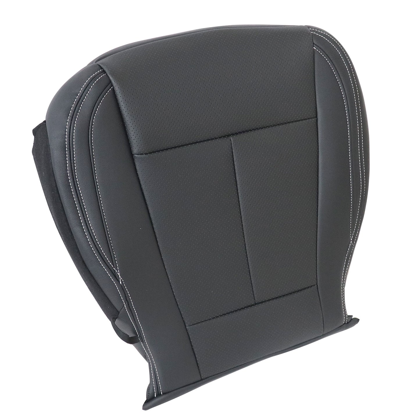 For 2015-2021 Ford F-150 Super Crew Cab Passenger Bottom Seat Cover Black New