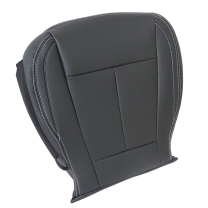 For 2015-2021 Ford F-150 Super Crew Cab Passenger Bottom Seat Cover Black New