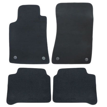 2 Row Floor Mats Carpet Velour For 2005 2006 2007 Mercedes-Benz W211 E-Class New