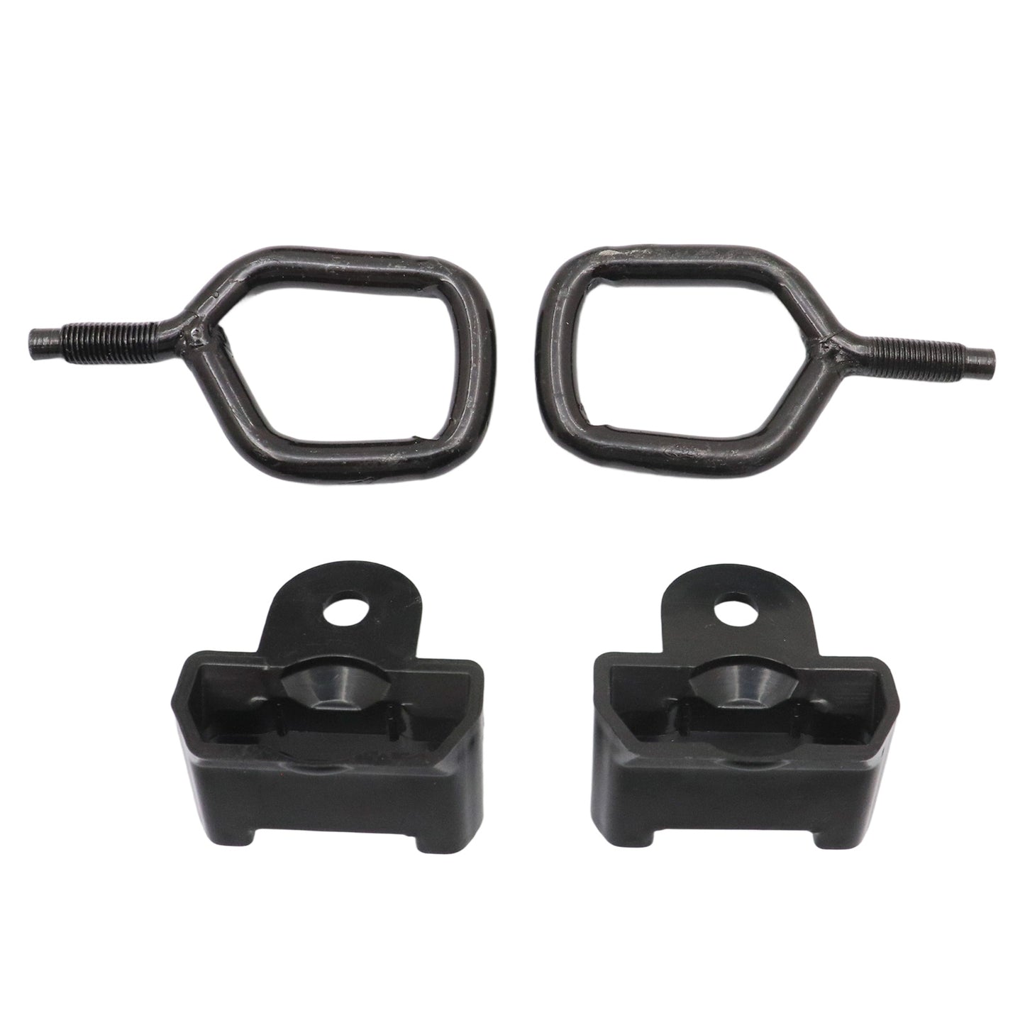 FOR NISSAN 370Z INFINITI Q50 Q60 QX50 HOOD LOCK HOOK STRIKER W/ COVER PAIR