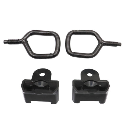 FOR NISSAN 370Z INFINITI Q50 Q60 QX50 HOOD LOCK HOOK STRIKER W/ COVER PAIR