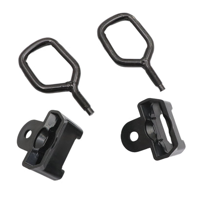 FOR NISSAN 370Z INFINITI Q50 Q60 QX50 HOOD LOCK HOOK STRIKER W/ COVER PAIR