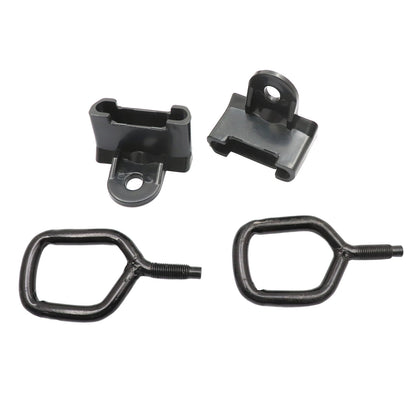 FOR NISSAN 370Z INFINITI Q50 Q60 QX50 HOOD LOCK HOOK STRIKER W/ COVER PAIR