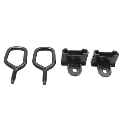 FOR NISSAN 370Z INFINITI Q50 Q60 QX50 HOOD LOCK HOOK STRIKER W/ COVER PAIR