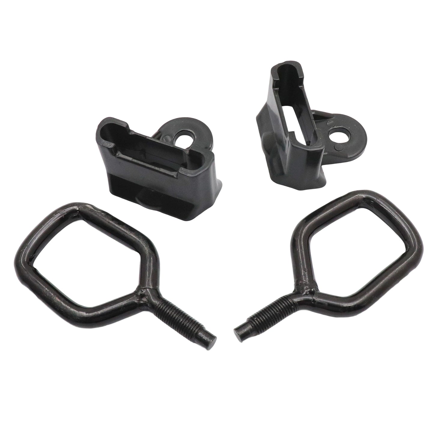 FOR NISSAN 370Z INFINITI Q50 Q60 QX50 HOOD LOCK HOOK STRIKER W/ COVER PAIR