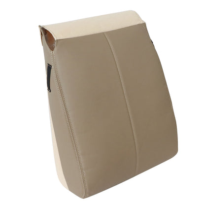 For 1999-2010 Ford F-250 F-350 Front Middle Bottom & Top Leather Seat Cover Tan