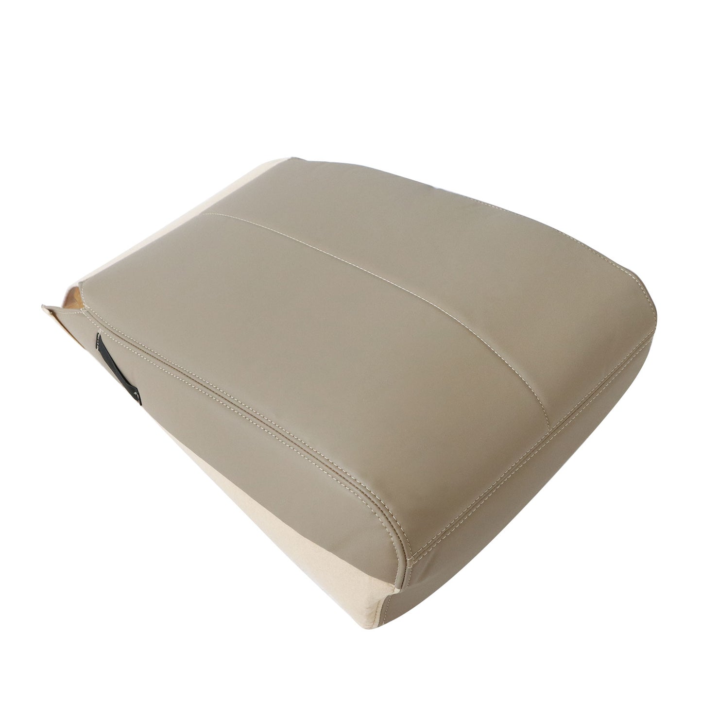 For 1999-2010 Ford F-250 F-350 Front Middle Bottom & Top Leather Seat Cover Tan