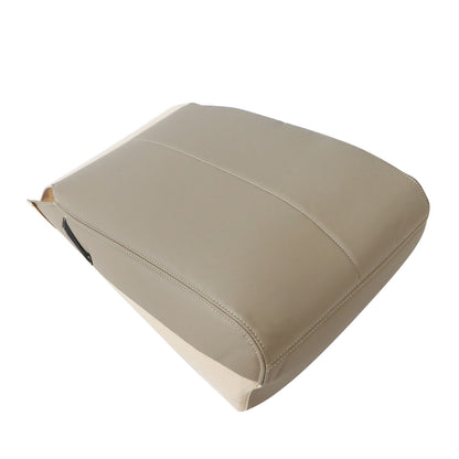 For 1999-2010 Ford F-250 F-350 Front Middle Bottom & Top Leather Seat Cover Tan