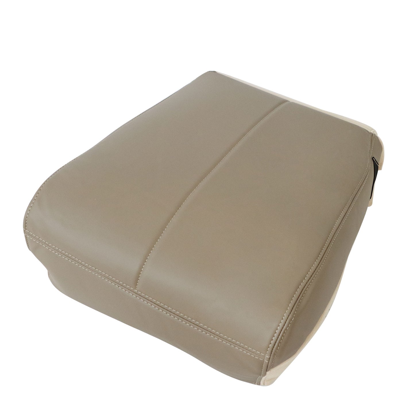 For 1999-2010 Ford F-250 F-350 Front Middle Bottom & Top Leather Seat Cover Tan