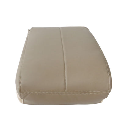 For 1999-2010 Ford F-250 F-350 Front Middle Bottom & Top Leather Seat Cover Tan