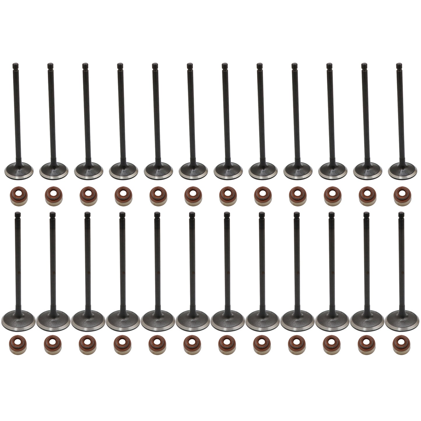FOR 08-23 ACURA MDX HONDA ACCORD ODYSSEY 3.5 3.7 INTAKE EXHAUST VALVES + SEALS