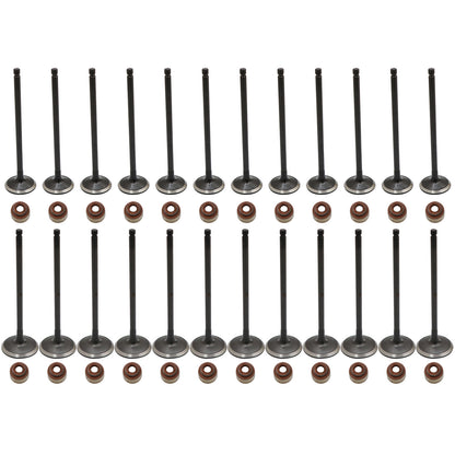 FOR 08-23 ACURA MDX HONDA ACCORD ODYSSEY 3.5 3.7 INTAKE EXHAUST VALVES + SEALS