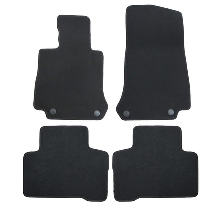 2017 2018 2019 2020 2021 2022 For Mercedes-Benz GLC Floor Mats Carpet Velour 4x