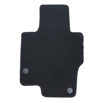 For Mercedes-Benz GLE-Class 2020-2025 Front & Rear Floor Mats Carpet Velour Blk