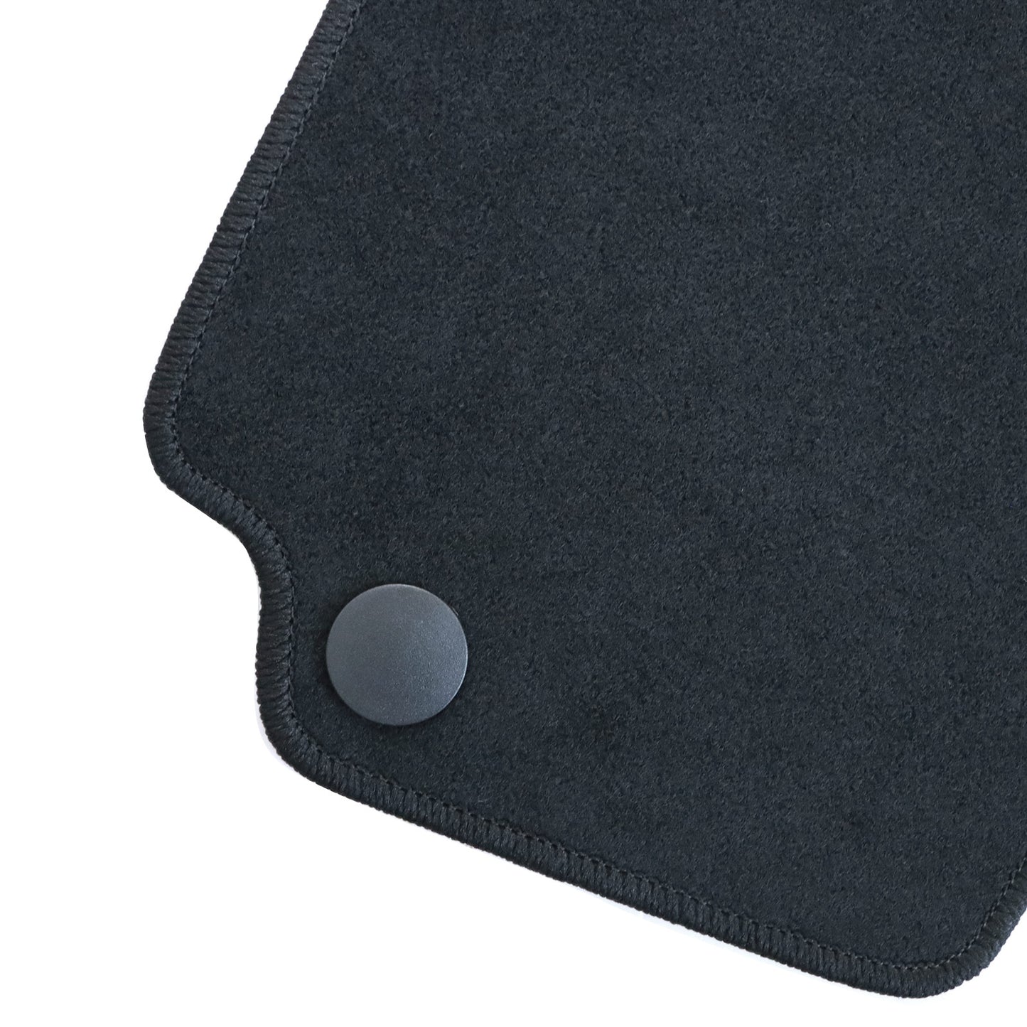For Mercedes-Benz GLE-Class 2020-2025 Front & Rear Floor Mats Carpet Velour Blk