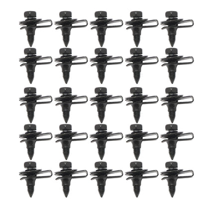 50Pcs Fender Bolts & U Nuts 5/16-18 x 7/8" x 3/4" Washer 1/2" Hex Head Kit Body