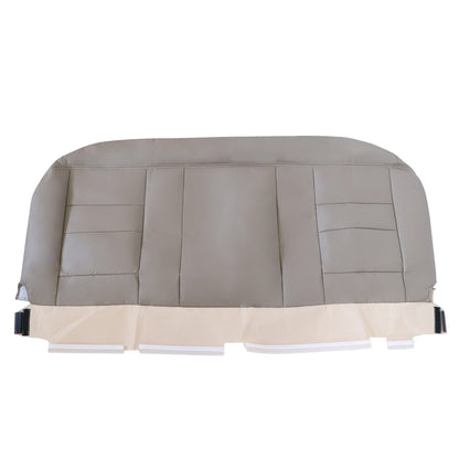 For 2002-2007 Ford F250 F350 Lariat XLT Rear Bench Bottom Leather Seat Cover Tan