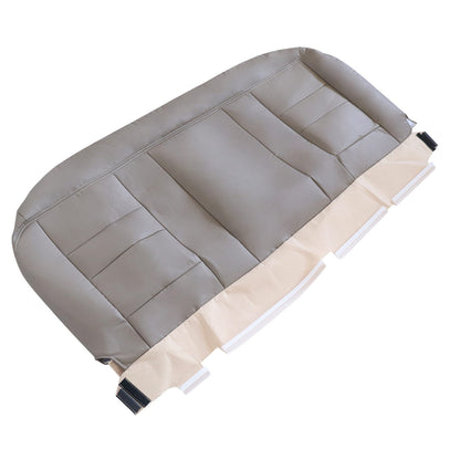 For 2002-2007 Ford F250 F350 Lariat XLT Rear Bench Bottom Leather Seat Cover Tan