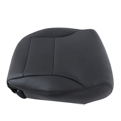 For 2012 2013 2014 2015 Honda Civic Sedan Driver Bottom Leather Seat Cover Black